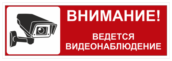 Упаковано под видеонаблюдением наклейка