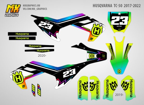 Наклейки Husqvarna te310