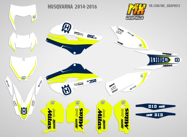 Husqvarna te 300 2021 Graphics Kit
