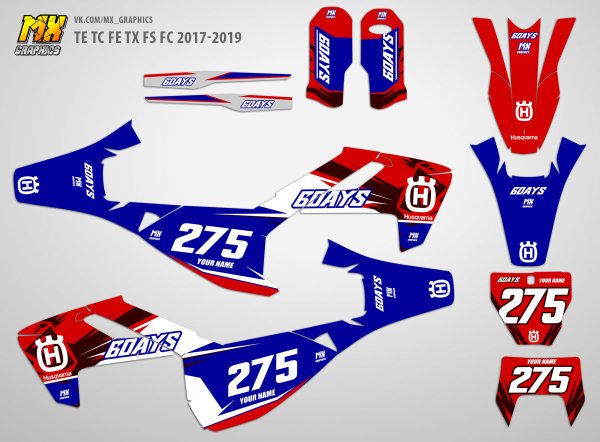 Наклейки Husqvarna te310