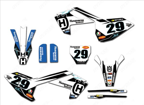 Наклейки на кроссовые мотоциклы Хускварна