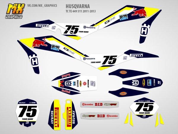 Graphic Husqvarna te TC Fe TX FS FC 2017