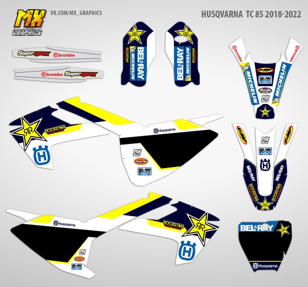 Наклейки Husqvarna