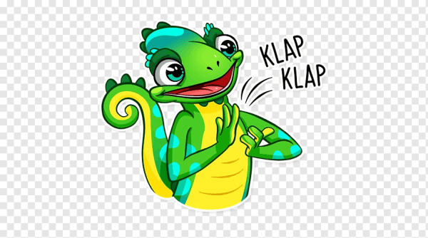 Стикер ящерицы