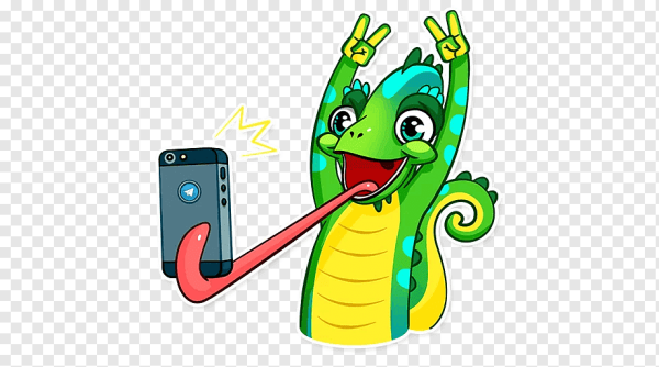 Хамелеон стикерпак