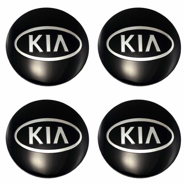 Наклейка Киа на колпачок литого диска