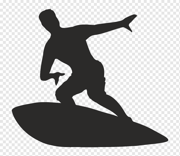 Наклейка на доске для серфинга