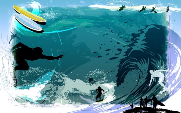 Серфинг эмблема