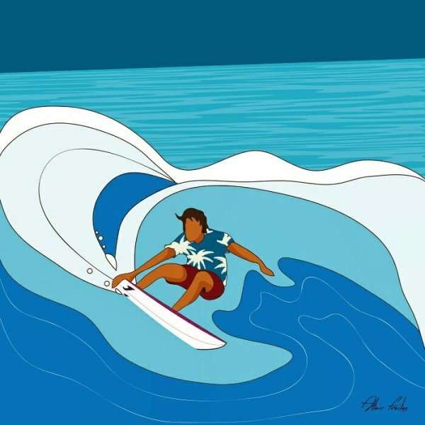 Остров силуэт