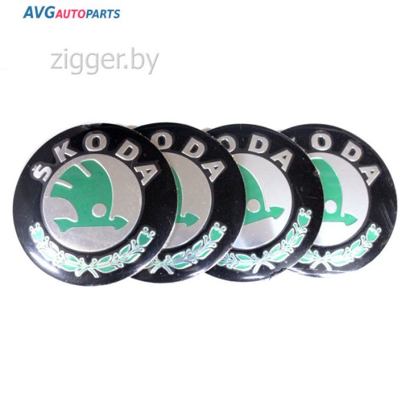 Наклейка Шкода на колпачок диска