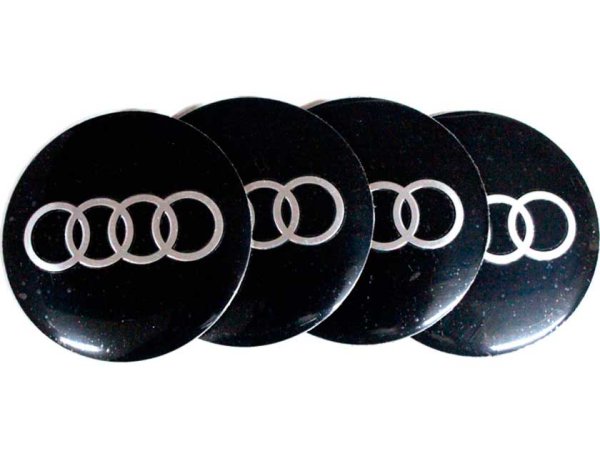 Наклейка на заглушку литого диска Ауди