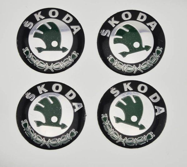 Наклейка на колпачок литого диска Skoda