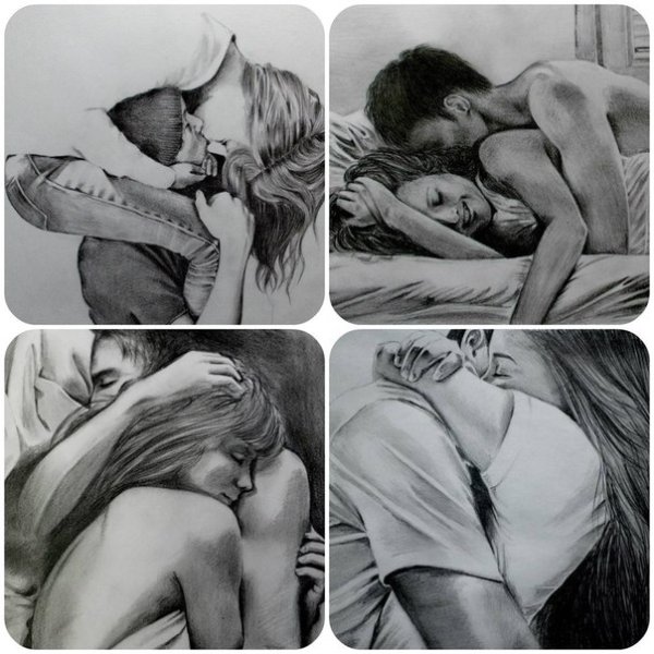 Интимные рисунки карандашом