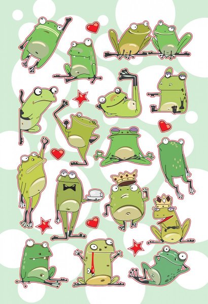 Наклейки Тролли