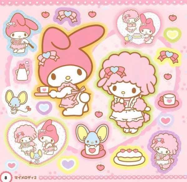 My Melody Sanrio стикер