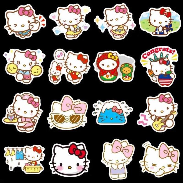 Kuromi hello Kitty Стикеры