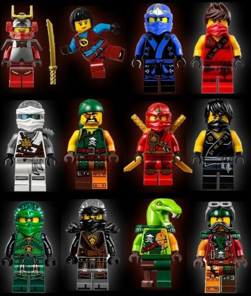 Ninjago LEGO для фотопечати