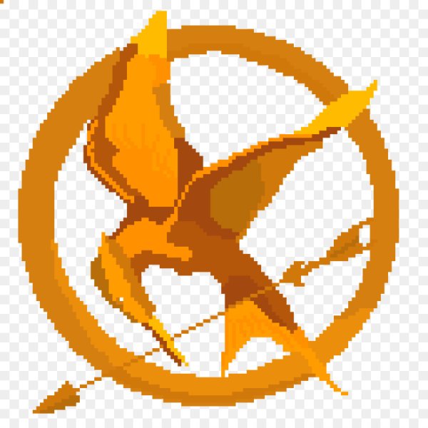 Знак из голодных игр с птицей