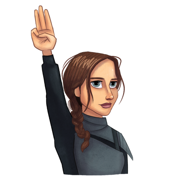 Наклейки с голодными играми