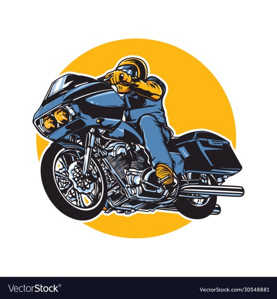 Стикеры мотоцикл цветные