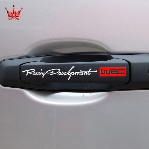 Наклейки на ручки авто