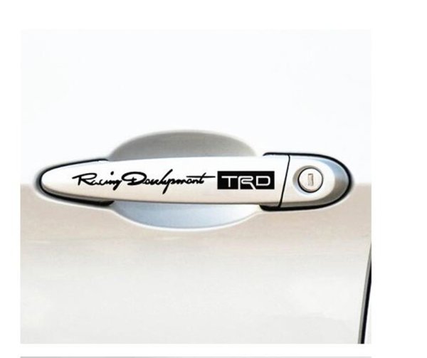 Наклейки на дверные ручки авто