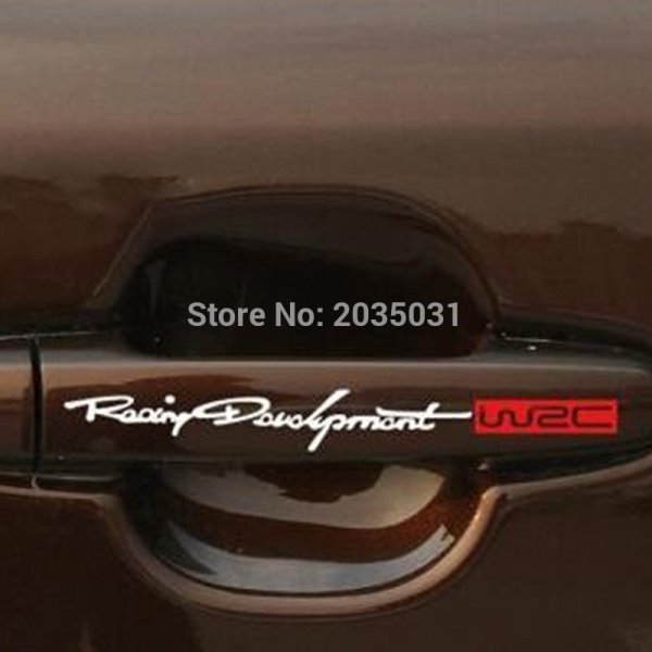 Наклейка на ручку автомобиля