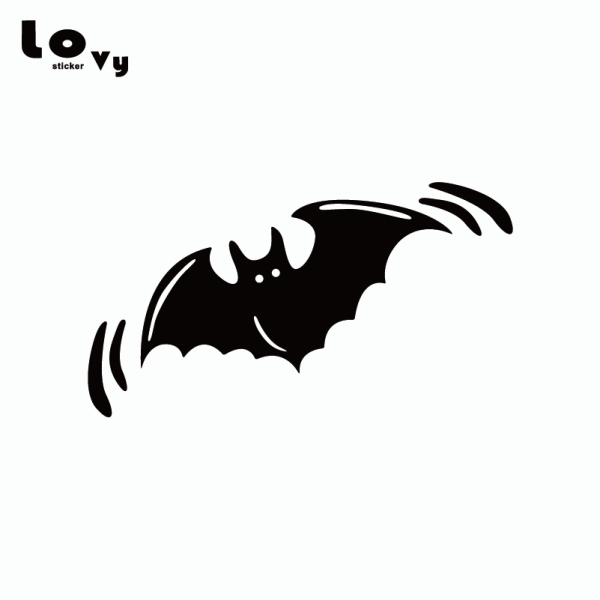 Наклейка - летучие мыши