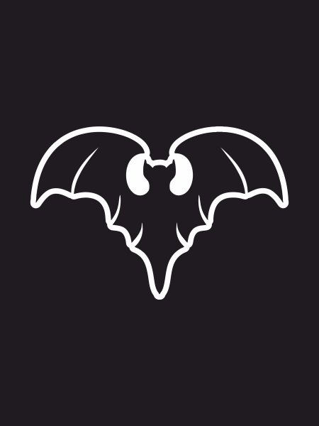 Наклейки на авто летучая мышь