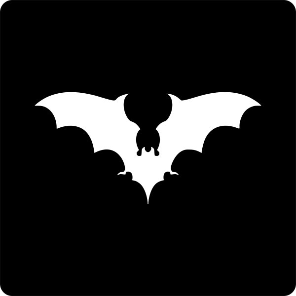 Наклейка - летучие мыши