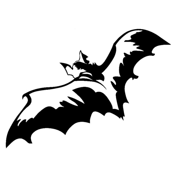 Милые наклейки на Хэллоуин летучей мыши