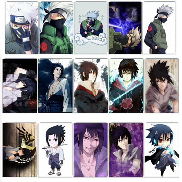 Наклейки Наруто карты