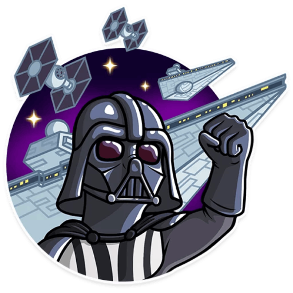 Наклейки Star Wars Dart Weider