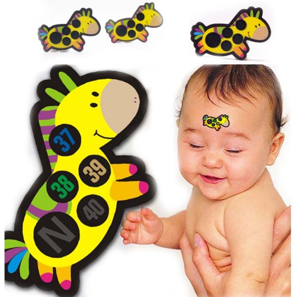 Термометр наклейка для детей