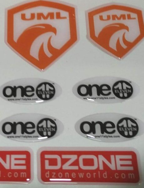 Наклейки с заливкой полимерной смолой