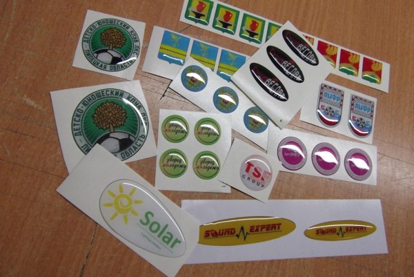 Наклейки объёмные