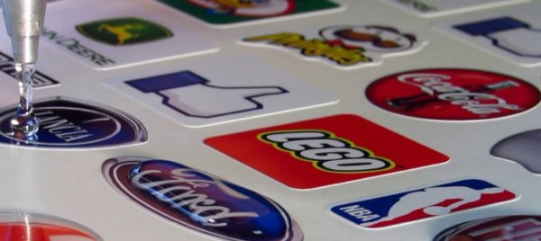 Объемные заливные наклейки