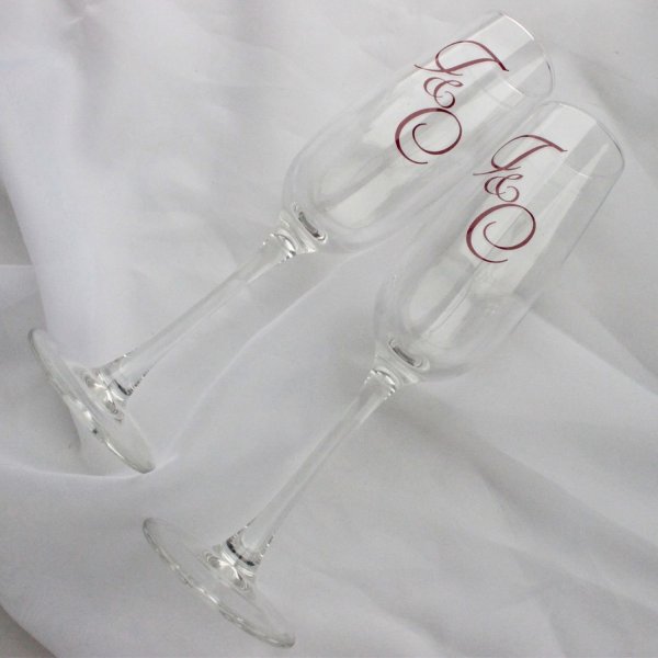 Наклейки на бокалы Свадебные