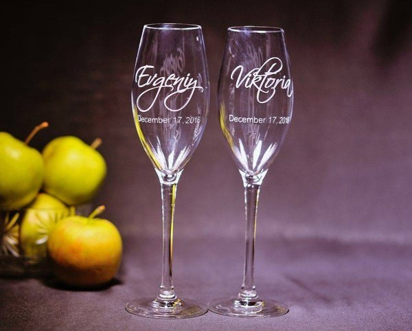 Гравировка на бокалах