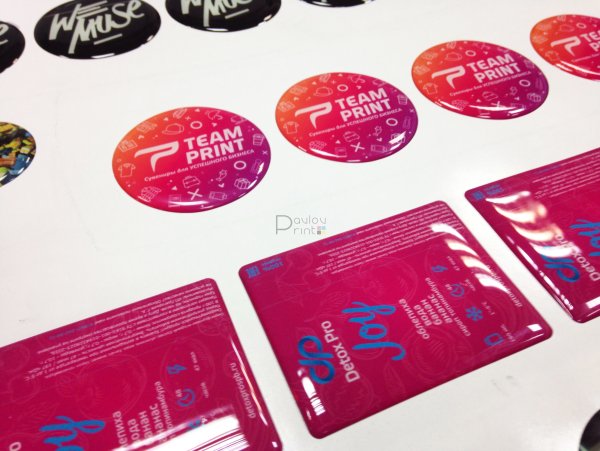 Полимерные наклейки