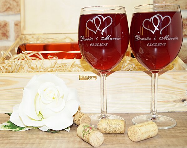 Узоры для свадебных бокалов