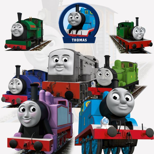 Стикеры паровозик Томас
