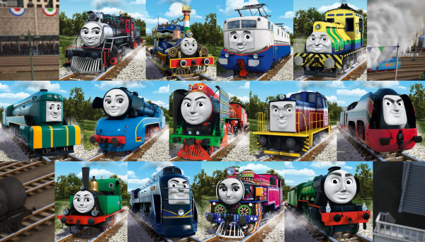 Сахарная печать паровозик Томас