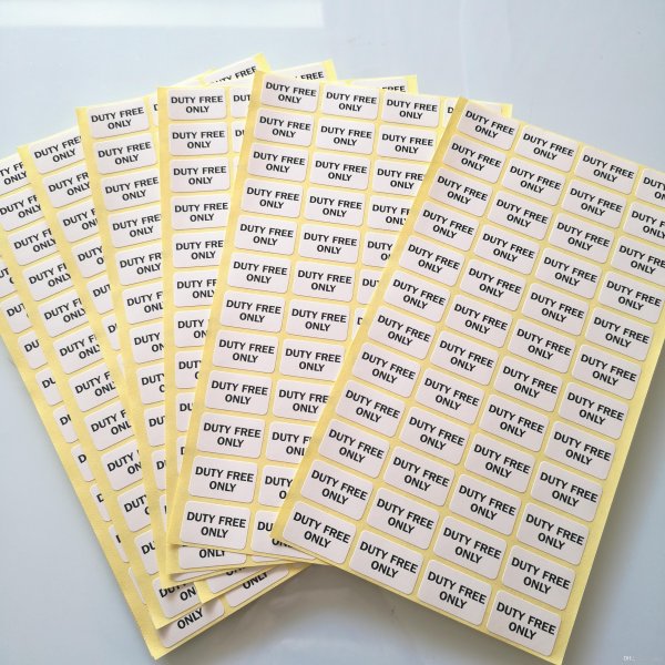 Duty free only наклейка