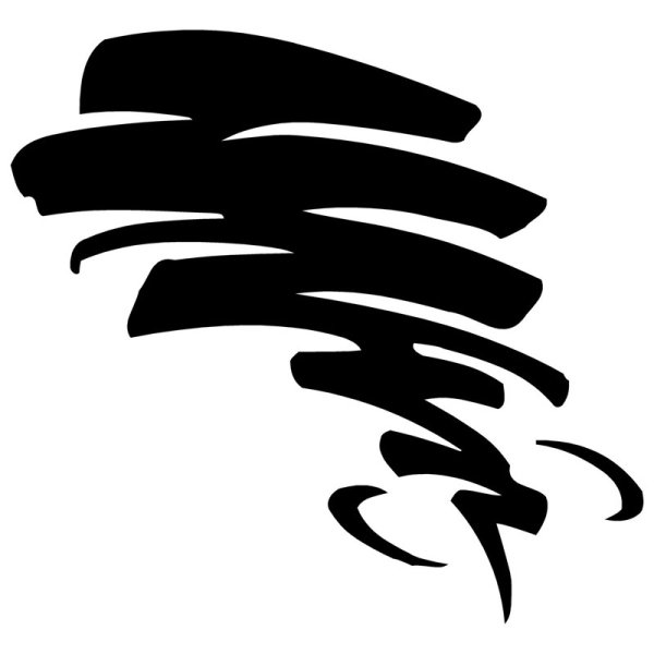 Торнадо наклейка на машину