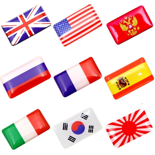 Флаги государств наклейки