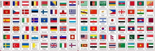 Флаги государств наклейки