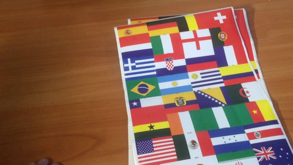 Флаг в виде сердца