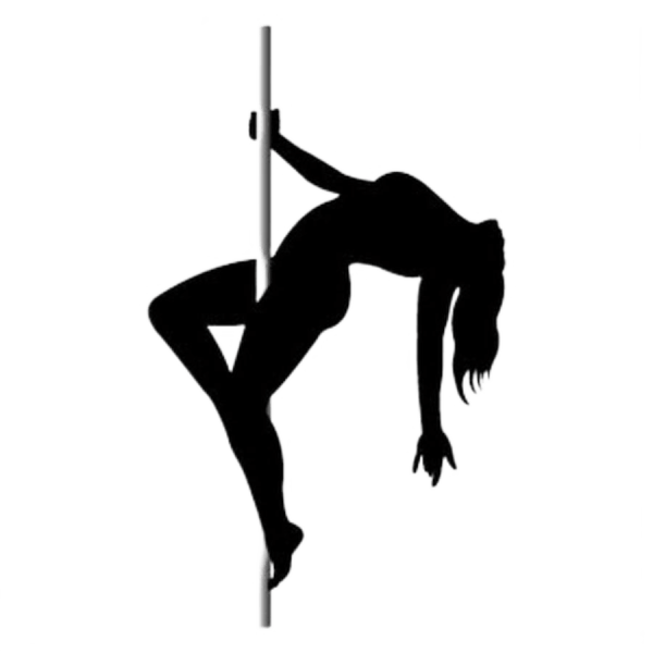 Силуэт стриптизерши