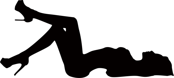 Черт силуэт